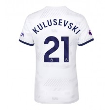 Tottenham Hotspur Dejan Kulusevski #21 Hemmatröja Dam 2023-24 Korta ärmar